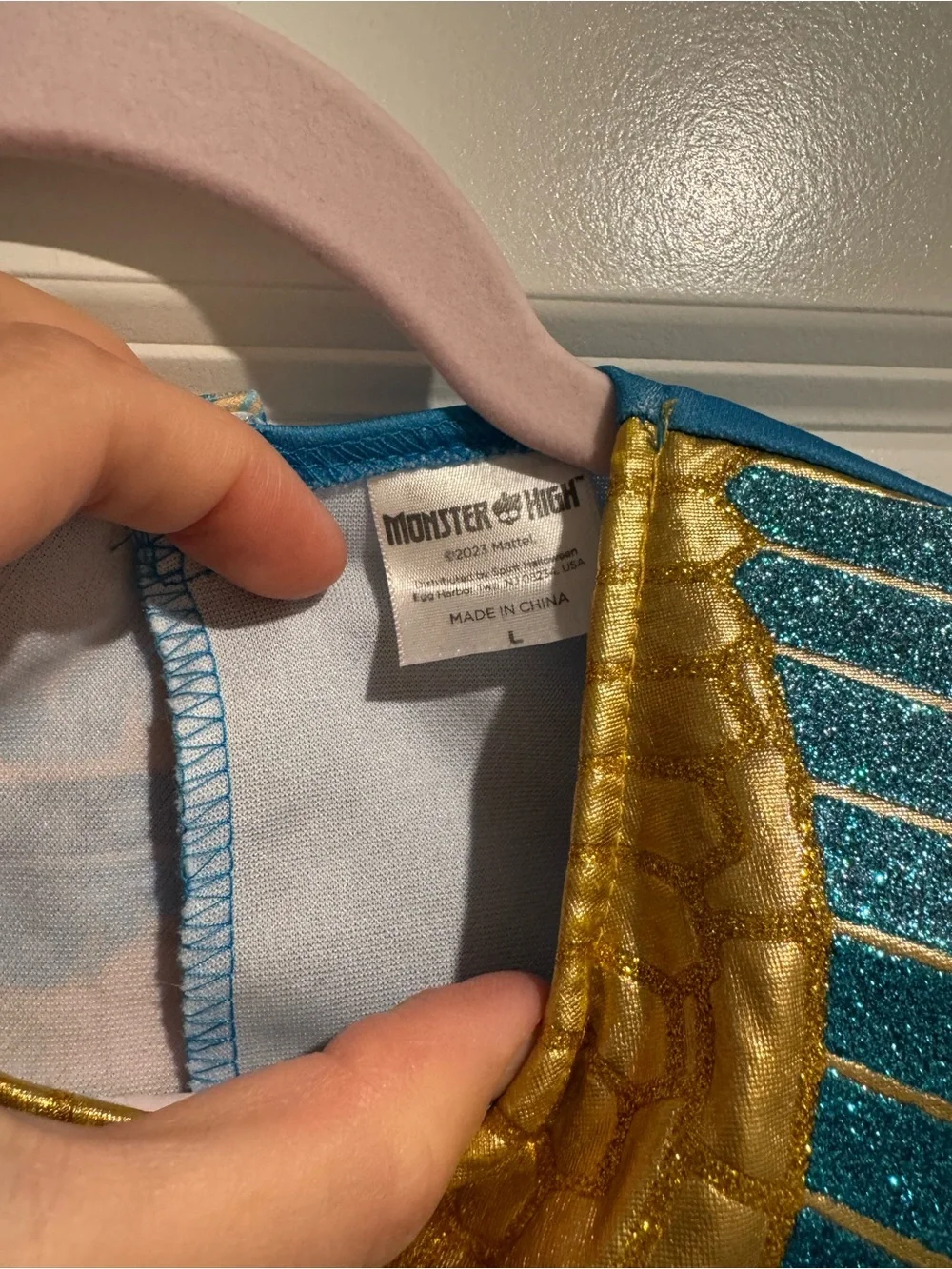 Monster High Cleo De Nile Costume dress - kids size L